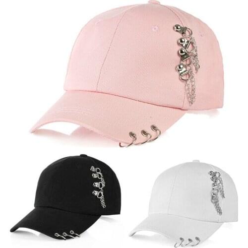 New Fashion Summer Baseball Cap With Rings Snapback Trucker Hat Men Adjustable Golf Ball Women Sport Casual Sun Protection Caps