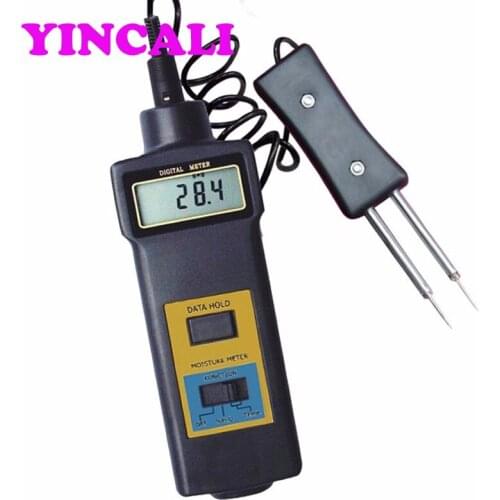 Fast Shipping Wood Moisture Meter MC-7806 Digital Moisture analyzer With Pin Type and Temperature Test, Range 0~50%, -10~60C
