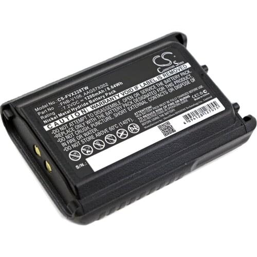 CameronSino for BEARCOM BC-95 VERTEX VX-228 VX-230 VX-231 VX-231L YAESU VX-228 VX-230 VX-231 VX-231L AAG57X002 FNB-V106 battery