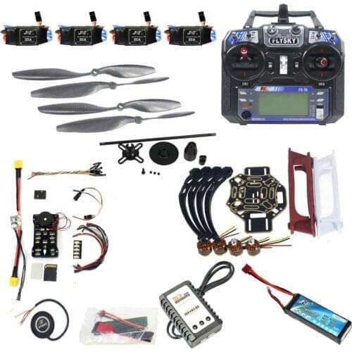 F02192-AC DIY FPV Drone Quadcopter 4-axle Aircraft Kit 450 Frame PXI PX4 Flight Control 920KV Motor GPS FS-i6 Transmitter