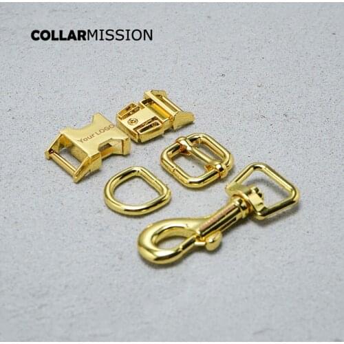 Engraved buckle, We provide laser engraving service customize LOGO For Backpack Bag DIY Dog Collar 15mm DIY Accessories