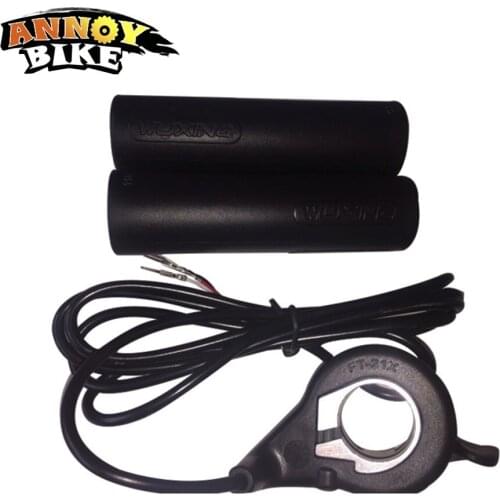 Handlemtb WuXing right hand throttle 12v 24v 36v 48v Black Motorcycle Electric Scooter Bike Throttle thumb throttle