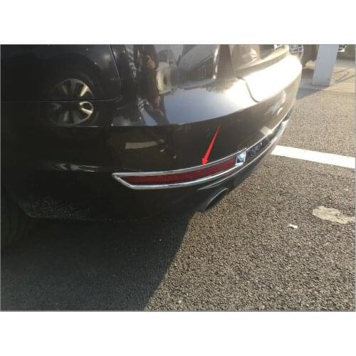 Chrome Rear Fog Light lamp frame Cover Trim 2pcs For Audi A4L 2017