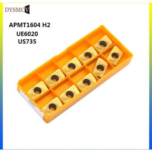 10 pcs APMT1135 PDER M2 H2 US735 turning toolcarbide insert APMT1604 H2 M2UE6020 PDER face milling cutter lathe milling CNC tool