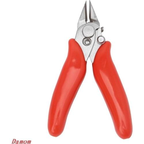 Mini 3.5" Diagonal Side Cutting Pliers Lock Cable Wire Cutter Repair Hand Tools