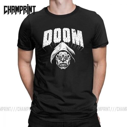 Doctor Doom T-Shirts Men Retro Game Conan Barbarian Thulsa Snake Cult 100% Cotton Tee Shirt Short Sleeve T Shirts Gift Idea Top