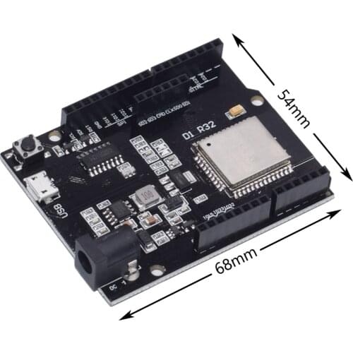 1 Piece ESP32 For Wemos D1 Mini For Arduino UNO R3 D1 R32 WIFI Wireless Bluetooth Development Board CH340 4M Memory One
