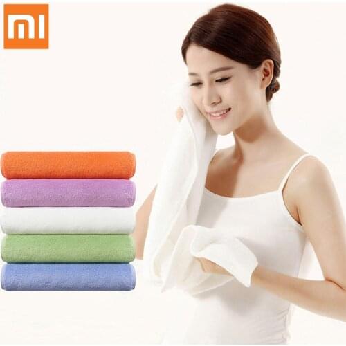 Xiaomi Mijia ZSH Towel Soft Absorbent Bath Face Hand Towels Polygiene Antibacterical 100% Cotton Quick-drying Hair Dry Towel