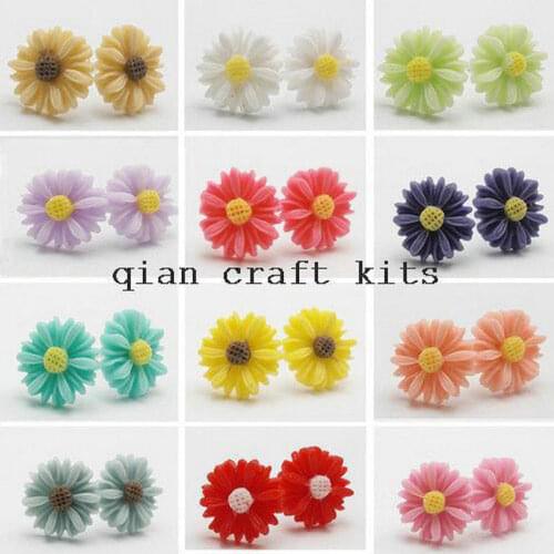 Серьги-гвоздики Qian Craft Kits China At AliExpress