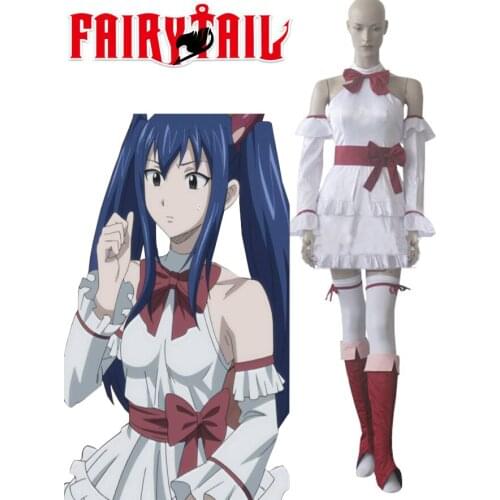 Fairy Tail Wendy Marvell Dress Cosplay Costume Tailor Made