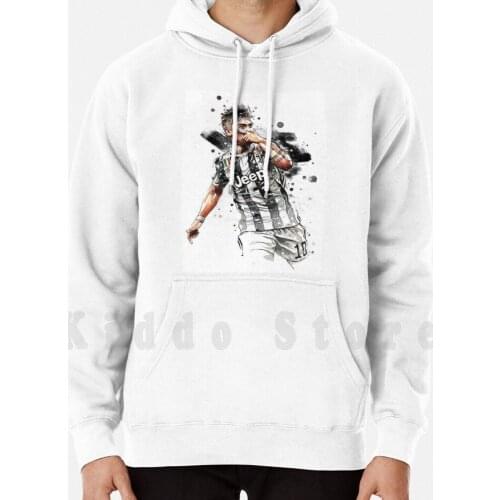 Dybala Celebration Painting-Hoodie Long Sleeve Dybala Paulo Ronaldo Cristiano Football Soccer Goal