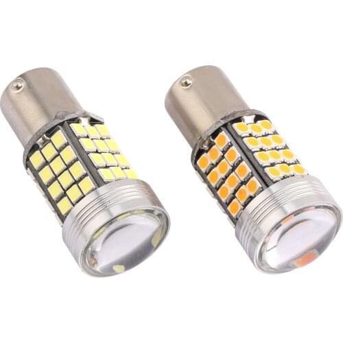 1PCS Auto LED Front Signal Light 1156 Ba15s 2835 72smd 12V Turn Signal Light Reverse Light Brake Light Stop Light For Car