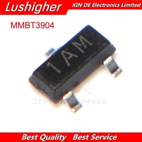 100PCS MMBT3904 2N3904 SOT23 3904 SMD SOT-23 SOT23-3 1AM Transistor New Original