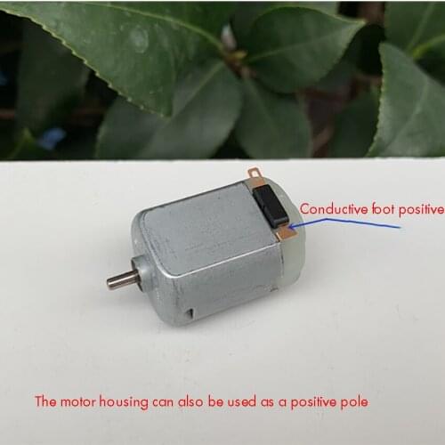 130-2270 Metal Brush Micro Motor High Speed Magnetic Motor for Toy Electric Toothbrush 3.0V-4.5V 12500-17000 rpm Shaft Dia 2mm