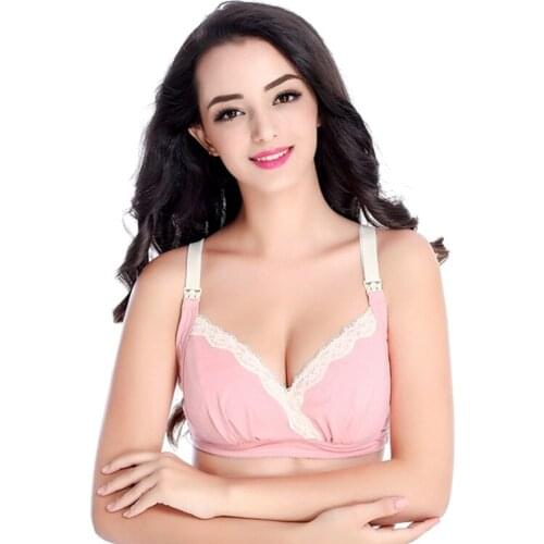 2019 Maternity Nursing Bra For Feeding Bra Pregnancy Breastfeeding Bra Nursing Underwear for Pregnant women with Lace