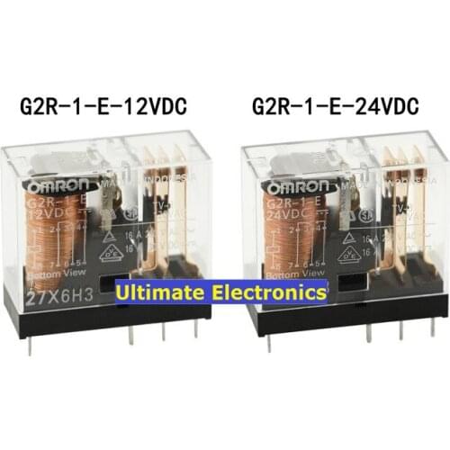 4pcs G2R-1-E-12VDC G2R-1-E-24VDC DC12V DC24V 16A power relay