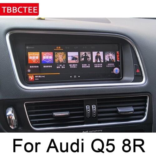 Android car multimedia player Navigation For Audi Q5 8R 2008~2017 MMI Navi GPS BT Support 4G 3G WiFi Radio stereo HD Screen Map