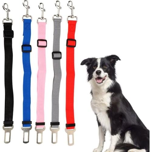 Car Pet Seat Belt Puppy Car Seatbelt Dog Harness Safety Leash Lead Clip Dog Supplies