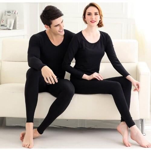 Women Men Seamless Elastic Thermal Underwear Inner Wear Winter Warm Clothes TT@88