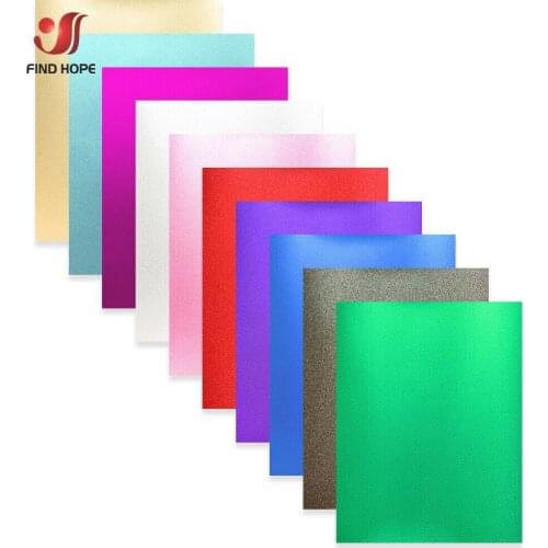 10 Assorted Colors 12"x10"Bundle Glitter Adhesive Craft Vinyl Sheets for Home Handcraft Decor Wall Decal Window Graphics Project