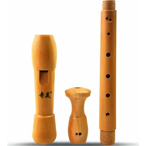 Wooden Recorder Baroque and German Clarinet Flute Alto 8 hole Flauta gaita funda flauta colegio grabadora intrumento musical
