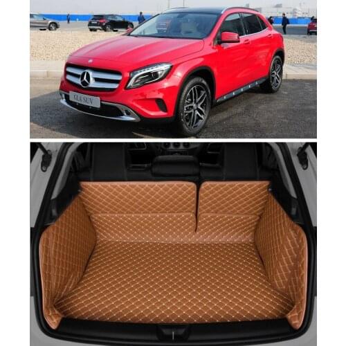 For Mercedes-Benz GLA Class X156 GLA45 260 220 200 2015-2021 High Grade Full Rear Trunk Cargo Mat Tray Liner Protector Foot Pad