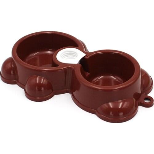 HOOQICT Bear Shape Automatic Cat Dog Bowl Drinker for Dog Feeder Water Bottles Dispenser Bowl for Puppy Feeder Pet Supplies