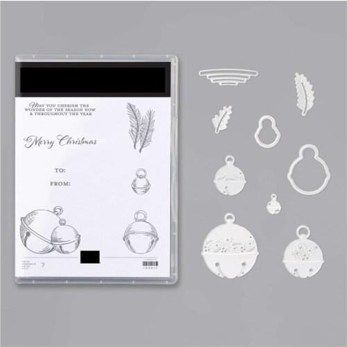 Bells Metal Cutting Dies and Stamps for DIY Scrapbooking Album Stamp Paper Card Embossing Stencil