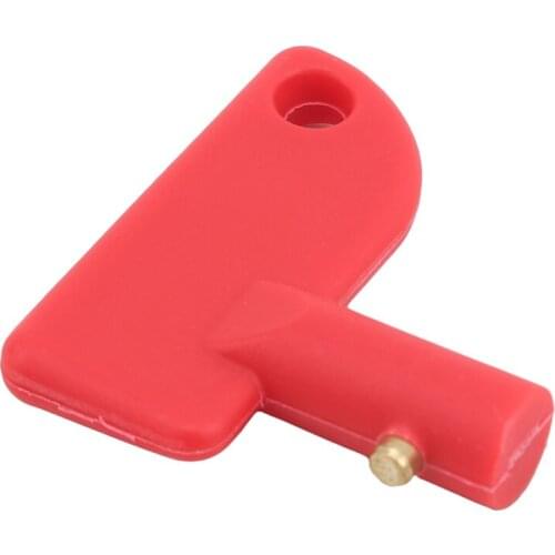 Red Mini Battery Cut Off Kill Isolator Switch Spare Keys Marine Auto Boat Truck