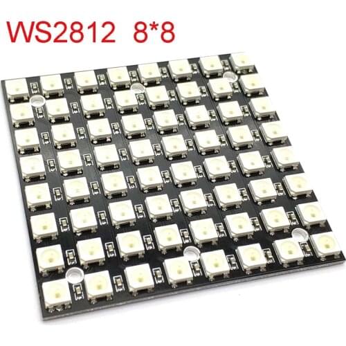 WS2812 LED 5050 RGB 8x8 64 LED Matrix