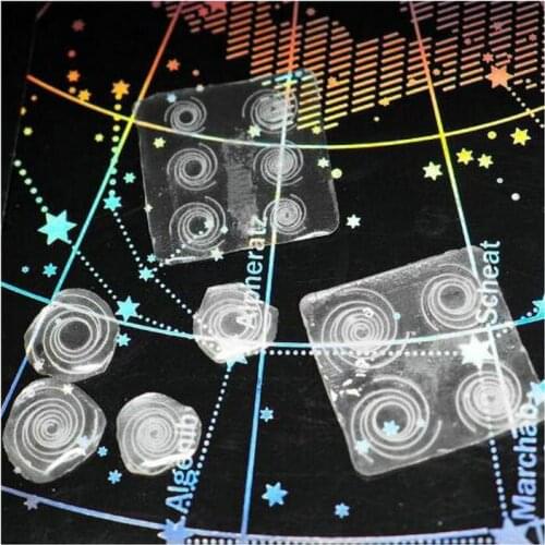 1pc Mini Sky Spiral Silicone Mold Jewelry Pendant Accessories DIY Handmade Cabochon Epoxy Resin Charms Craft Tools Mould Art