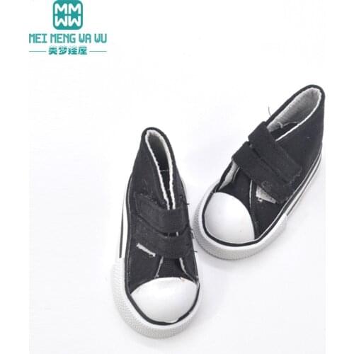 Fashion 7.5cm Canvas sports Shoes for 1/4 1/3 BJD doll 16 Inch doll Accessories