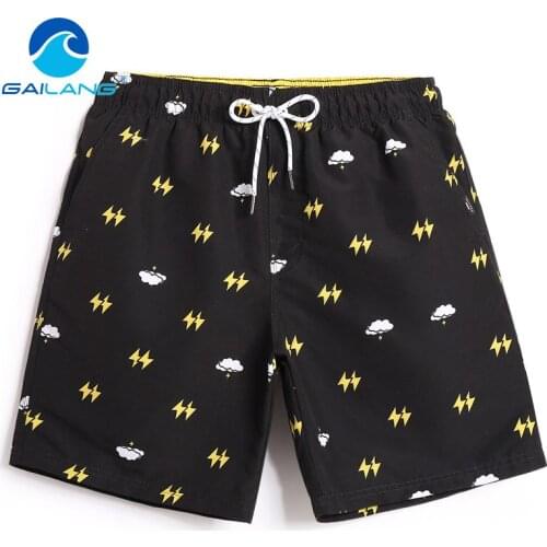 Gailang Brand Men Beach Shorts Trunks Swimwear Swimsuits Mens Workout Jogger Bottoms Casual Quick Dry Boxers Board Man Bermduas
