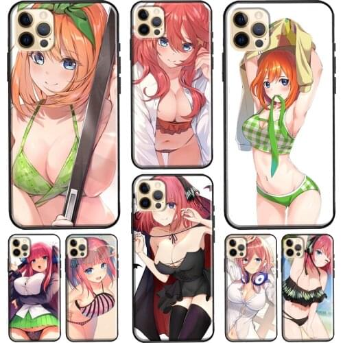 Nino Yotsuba Nakano Quintessential Quintuplets Case For iPhone XR X XS Max 5S 6S 7 8 Plus SE 2020 11 12 Pro Max Phone Cover