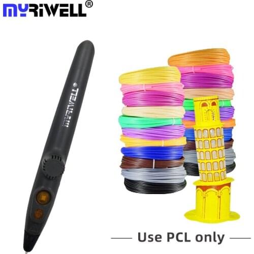 Myriwell RP-200A DIY 3D Pen USB Charging 3D Printing Pen 1.75mm PCL Filament Creative Toy Gift For Kids Design