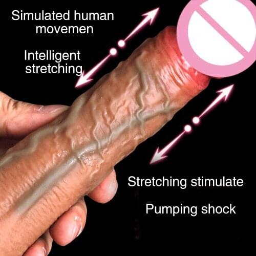 Heating Realistic Dildo Vibrator Sex Toys For Adult Men Women Gay Silicone Cock Vibrating Penis Anal Stimulator Vagina Massager
