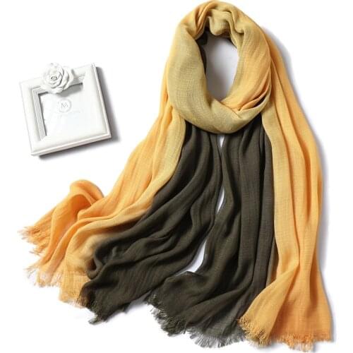 New Women Scarf Fashion Cotton Soft Big Size Shawl Wraps for Lady Pashmina Bandana Foulard Hijabs Headband Female Scarves 2021