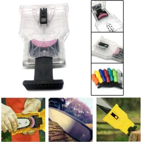 Portable Durable Teeth Sharpener Saw Chain Sharpening Whetstone Mounted Fast Grinding Woodworking Abrasive Tools High Quality