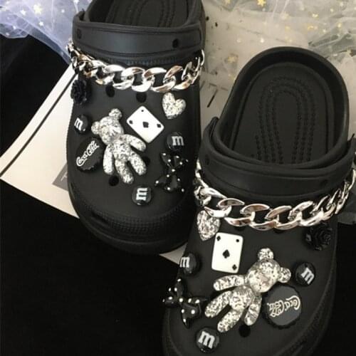 Lovely Croc Charms Bear Charms for Crocs DIY Whole Set Shoe Charms Vintage Shoe Deoration High Quality Shoe Accessories