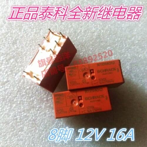 RTD14012 12VDC 16A 8 pin 12V relay RTD14012