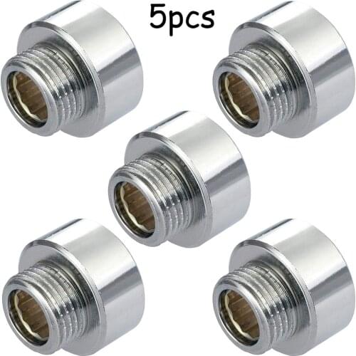 NEW Shower Hose Internal And External Interface/ Head Adaptor 3/4" Female To 1/2" Male BSP Chrome Reducer Washing Machine Faucet