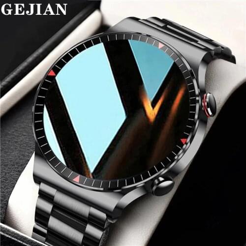 GEJIAN Bluetooth Call Smart Watch Men 4G Memory Card Music Player smartwatch For Xiaomi Huawei ios Recording Fitness Tracker+Box