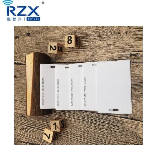 Free shipping 200PCS office attendance access control card 125Khz TK4100 smart card blank card