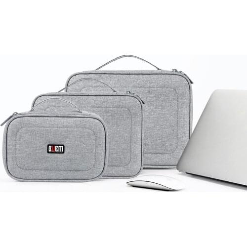 TUUTH 3PCS Travel Cable Bag Portable Digital Storage Bag USB Cable Charger Earphone Case Sport Band Oragnizer Case