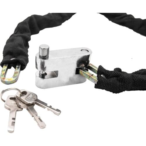 Motorbike Bicycle safety chain pad lock mountain road bike cycle