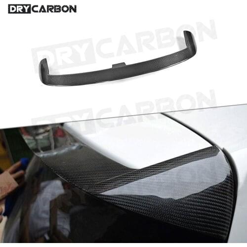 Carbon Fiber/FRP Black Rear Roof Spoiler Lip Wings for Volkswagen VW Golf 6 MK6 VI Sandard 2010-2013 V Style Car Acessaries