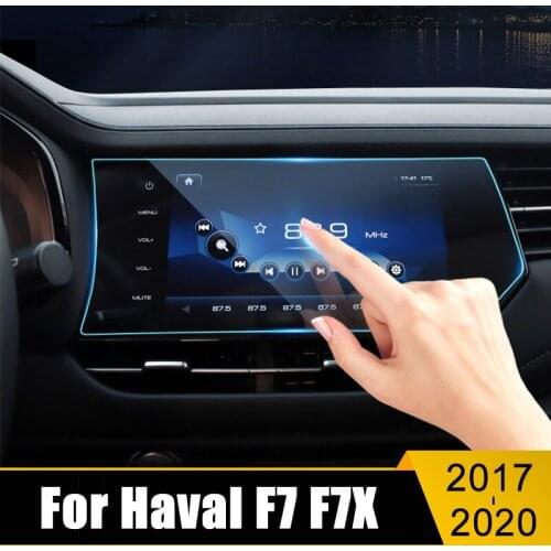 For Great Wall Haval F7 2017 2018 2019 2020 F7X Tempered Glass Car GPS Navigation Screen Protector Film LCD Protective Sticker
