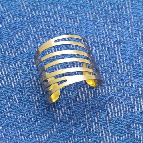 1pcs Back Pattern Wedding Napkin Rings Table Decoration Napkin Buckle Out Holder Everyday Use Family Gatherings Hollow J4L2