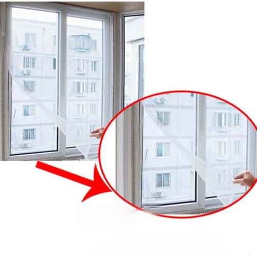 130x150cm Summer Anti Mosquito Door Window Net Mesh Cloth Curtain Protector Flyscreen Door Screen Summer Style Mesh Net