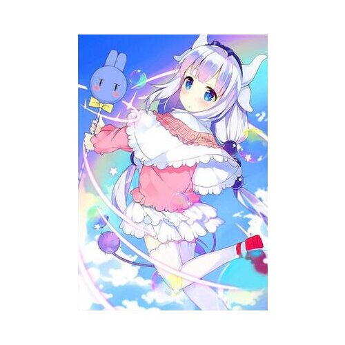 15style Choose Japan Anime Miss Kobayashis Dragon Maid Self Made Art Film Print Silk Poster Home Wall Decor 24x36inch